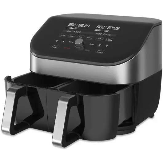 Friteuse à air Instant Vortex Plus Dual ClearCook 7,6 L (acier inoxydable)