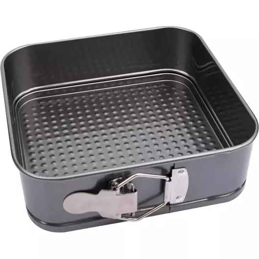 Moule à pâtisserie carré Ziva avec ressort (20 x 20 x 6,5 cm)