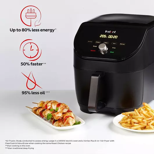 Friteuse à air Instant Vortex Slim 5,7 L (noir)