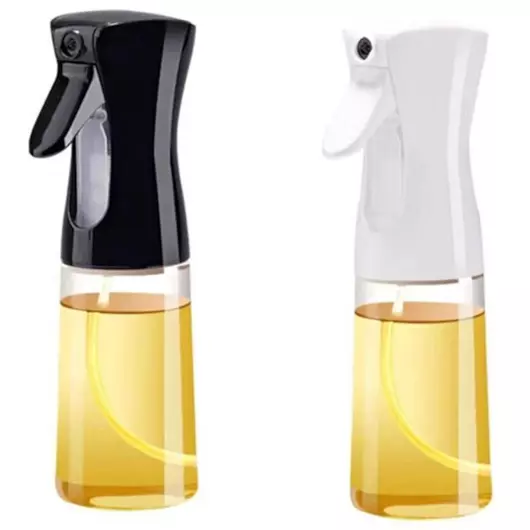 Bouteille de pulvérisation d'huile Ziva en verre 220 ml (noir)