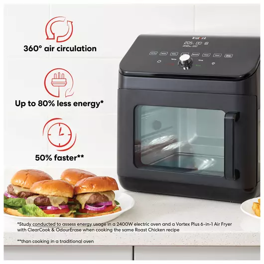 Friteuse à air comprimé Instant Vortex ClearCook 13 L