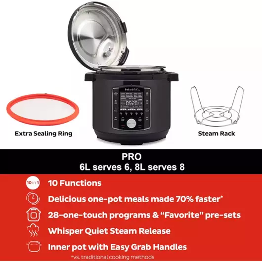 Multicuiseur 10 en 1 Instant Pot Pro 7,6 L