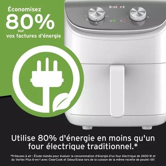 Friteuse à air Instant 3,8 L (blanc)