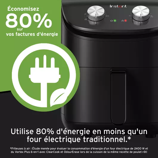 Friteuse à air Instant 3,8 L (noir)