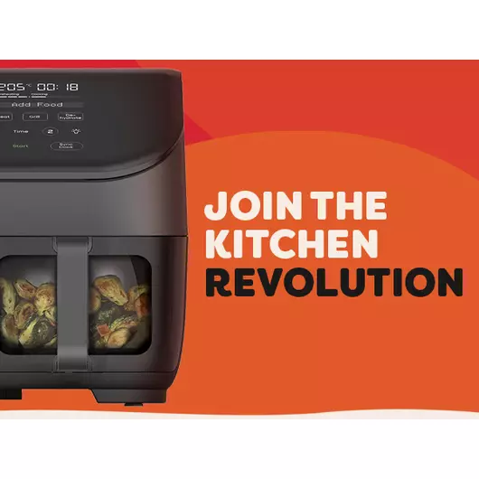 Friteuse à air Instant Vortex Plus Dual ClearCook 7,6 L (noir)