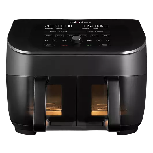 Friteuse à air Instant Vortex Plus Dual ClearCook 7,6 L (noir)