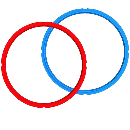 Joint d'étanchéité pour Instant Pot de 3 litres (lot de 2, rouge, bleu)