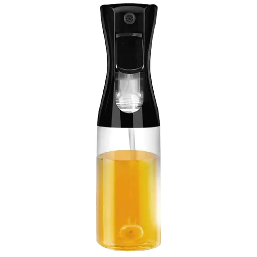 Bouteille de pulvérisation d'huile Ziva en verre 220 ml (noir)