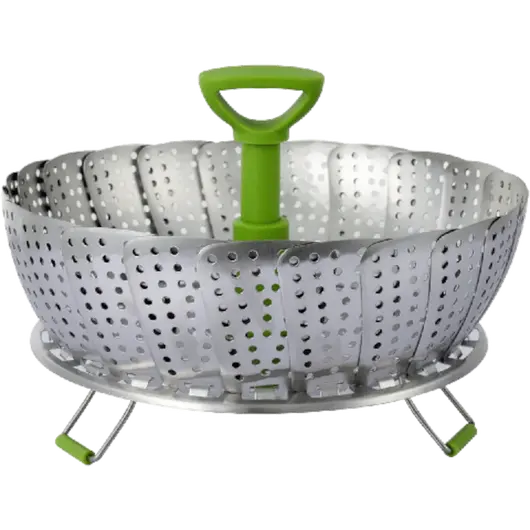 Grille à vapeur pliable en acier inoxydable Ziva