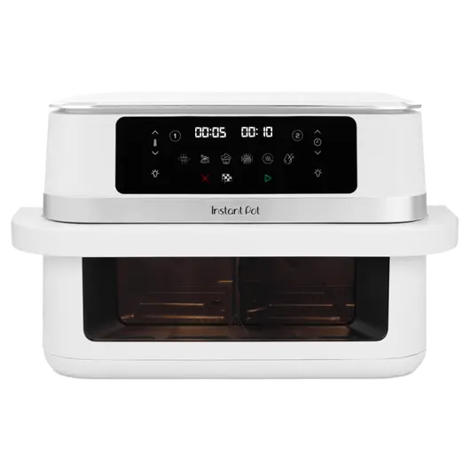 Friteuse à air chaud Instant Pot Vortex Versazone 12 L, couleur sel de mer, blanche