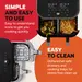 Friteuse à air Instant Vortex Plus Dual ClearCook 7,6 L (noir)