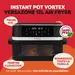 Friteuse à air chaud Instant Pot Vortex Versazone 12 L, noire