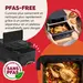 Friteuse à air chaud Instant Pot Vortex Versazone 12 L, noire